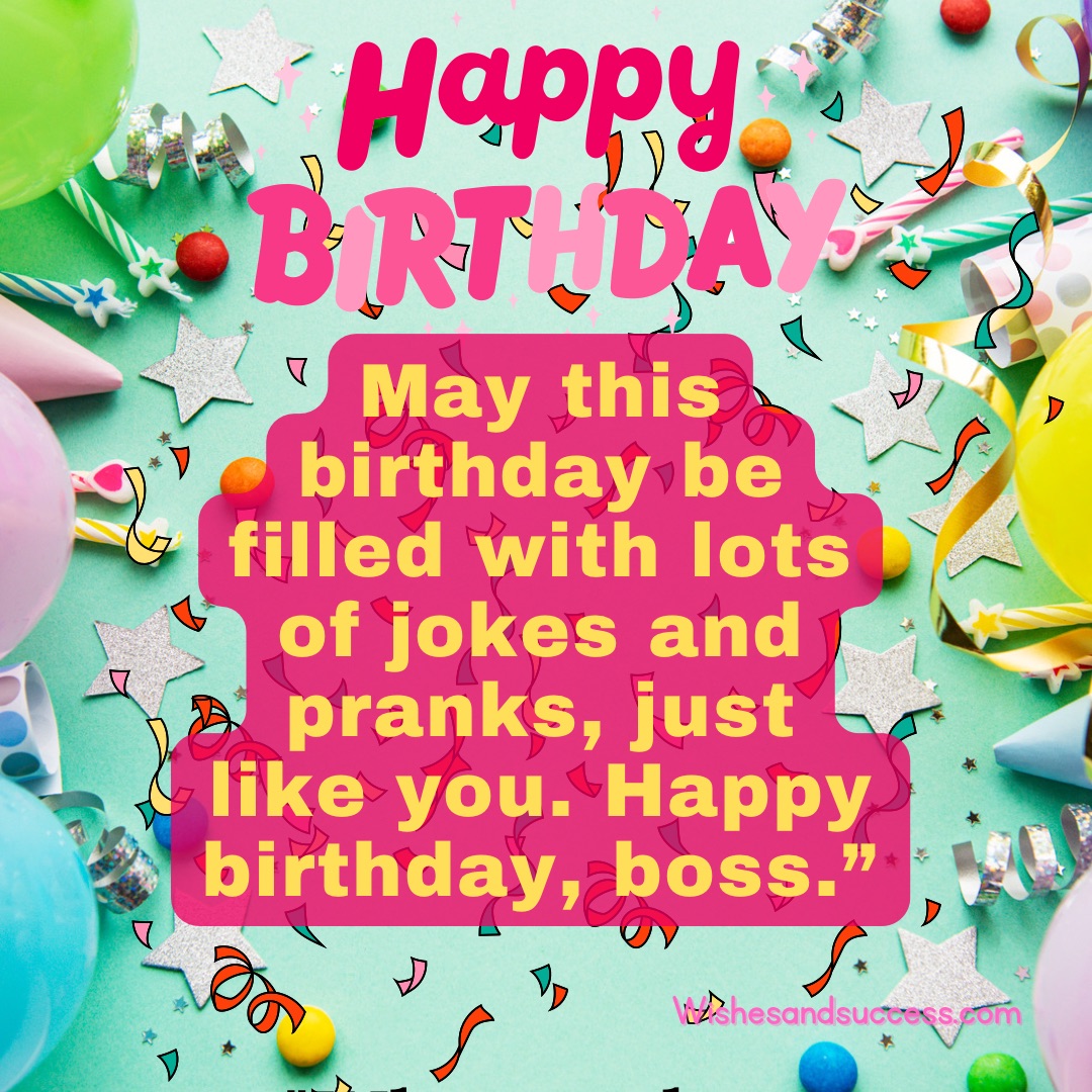 Funny Birthday Wishes for Your Boss That Will Make Them Smile 🙂