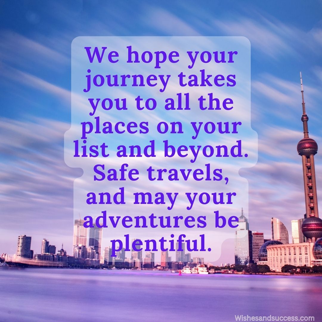 Classic Bon Voyage Wishes and Quotes