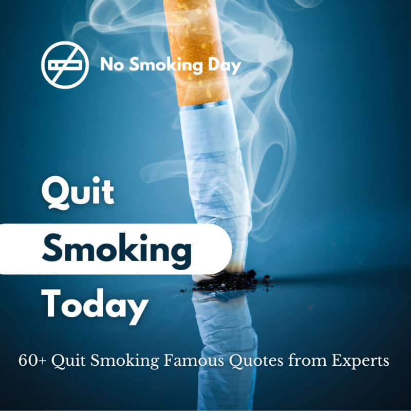 Quit Smoking Quotes From Famous Authors